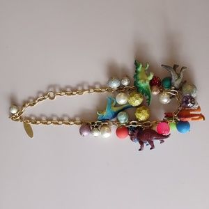 Dinosaur necklace by Lenora Dame